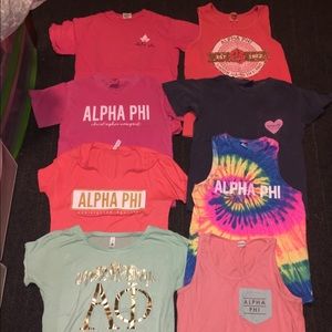 Alpha Phi apparel!